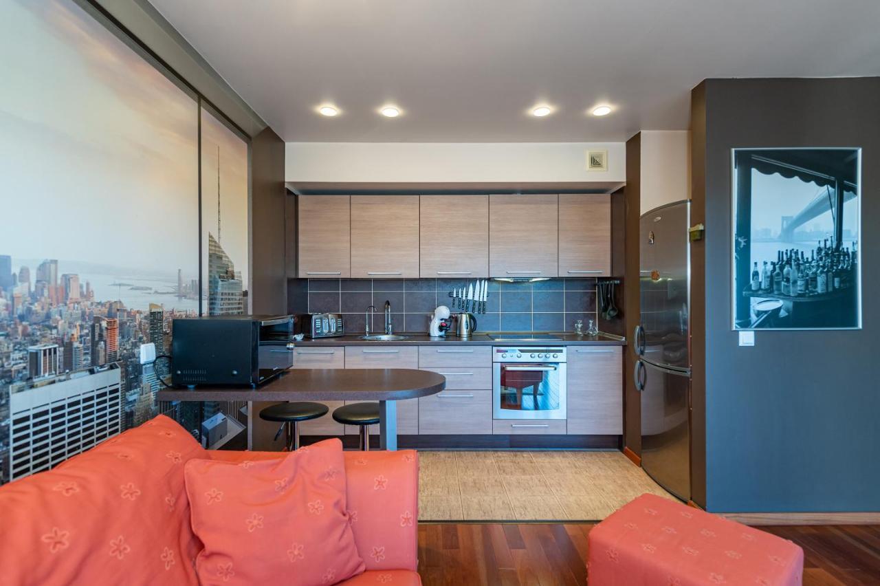 קובנה Panoramic City Centre Apartment By Polo Apartments מראה חיצוני תמונה